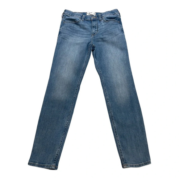 Abercrombie Kids High Rise Jean Leggings Medium Wash  Girls Size 13/14 Short - Picture 1 of 13